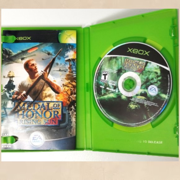 Medal of Honor Rising Sun Microsoft Original XBOX Game Case Manual Included GUC - Picture 3 of 6